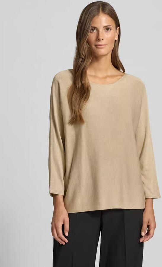 S.Oliver BLACK LABEL Relaxed fit pullover van viscosemix - Foto 5