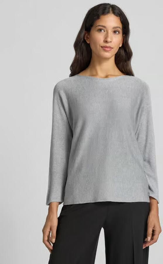 S.Oliver BLACK LABEL Relaxed fit pullover van viscosemix - Foto 5