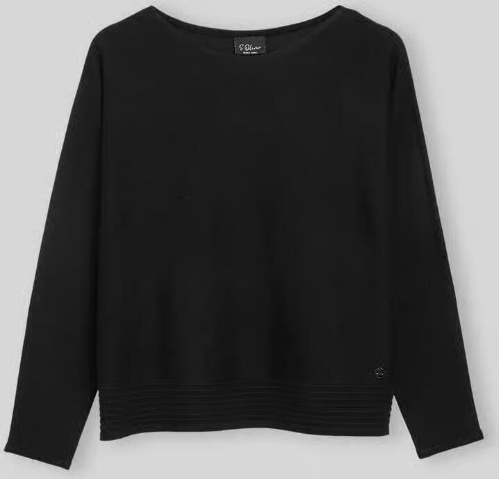 S.Oliver BLACK LABEL relaxed fit pullover van viscosemix