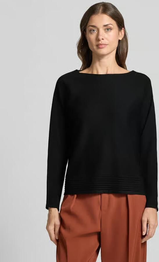 S.Oliver BLACK LABEL relaxed fit pullover van viscosemix - Foto 2