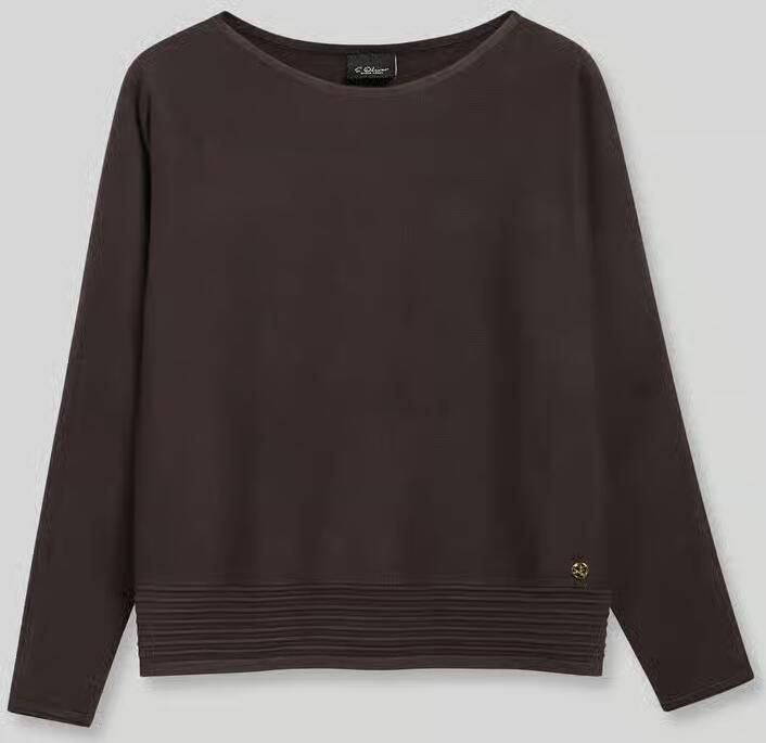 S.Oliver BLACK LABEL relaxed fit pullover van viscosemix