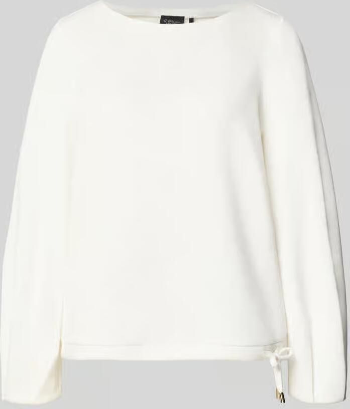 S.Oliver BLACK LABEL relaxed fit sweatshirt van viscosemix