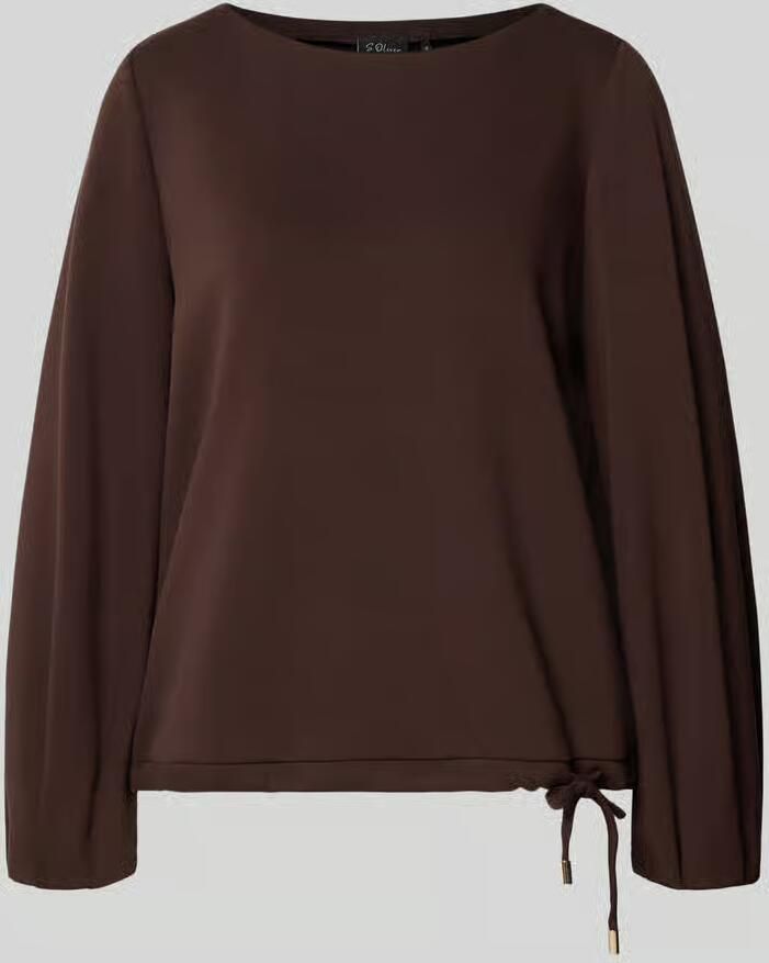 S.Oliver BLACK LABEL relaxed fit sweatshirt van viscosemix