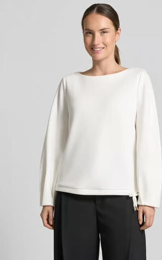 S.Oliver BLACK LABEL relaxed fit sweatshirt van viscosemix - Foto 2