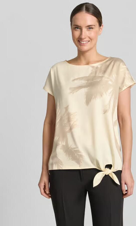 S.Oliver BLACK LABEL relaxed fit T-shirt met all-over motief - Foto 2
