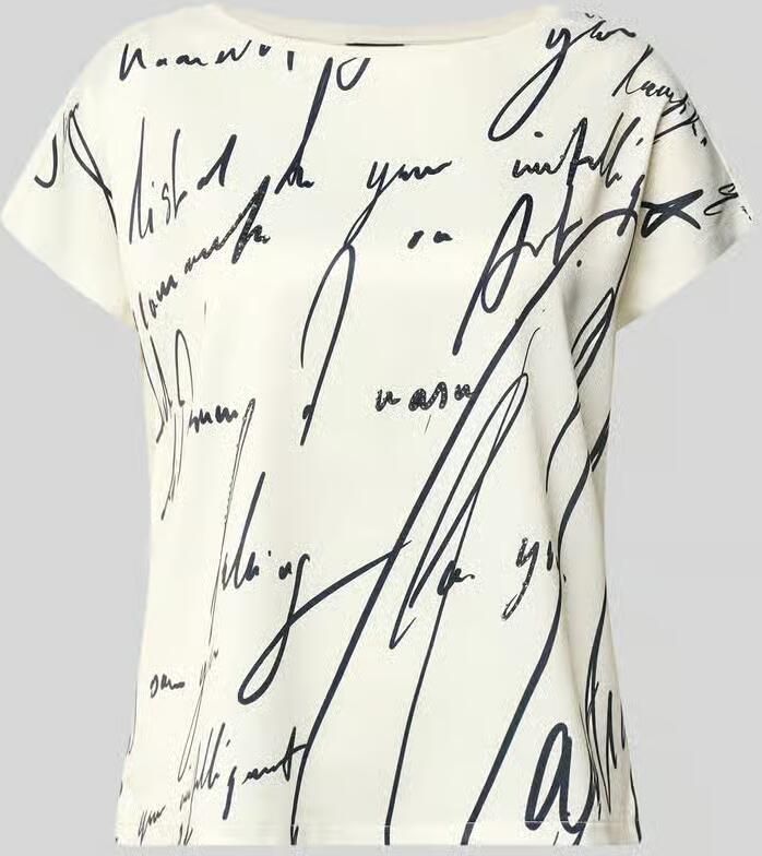 S.Oliver BLACK LABEL Relaxed Fit T-shirt van katoenmix