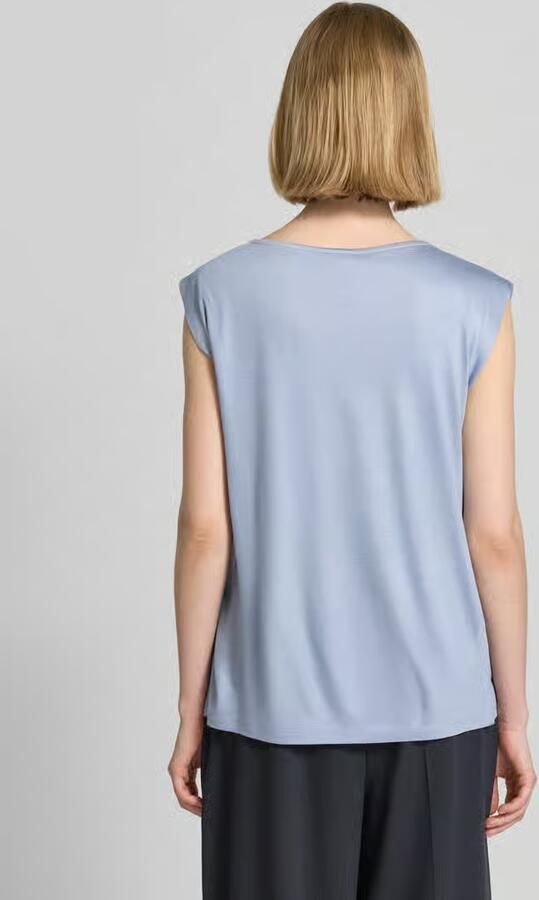 S.Oliver BLACK LABEL relaxed fit T-shirt van pure viscose - Foto 4