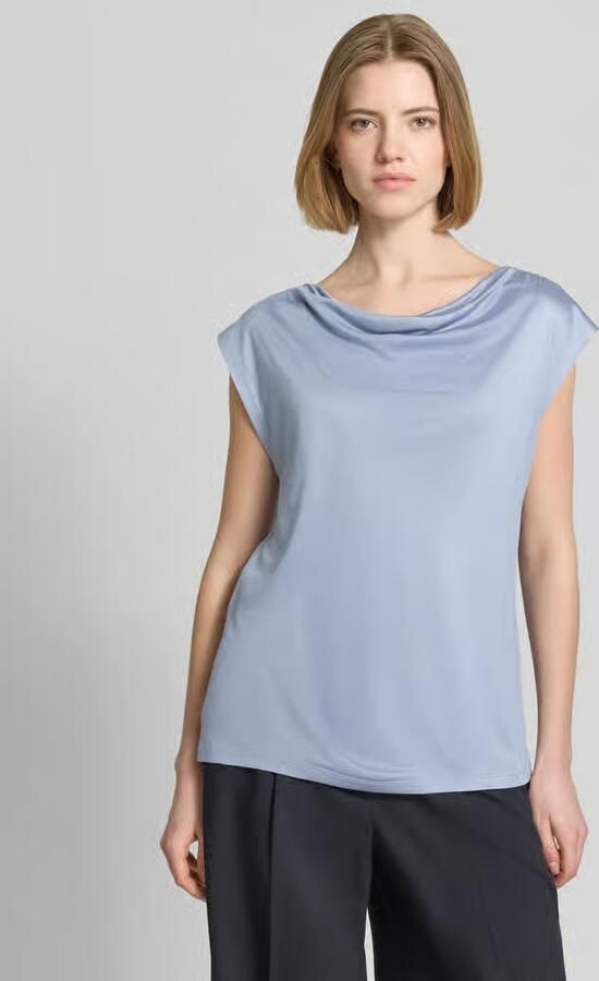 S.Oliver BLACK LABEL relaxed fit T-shirt van pure viscose - Foto 3