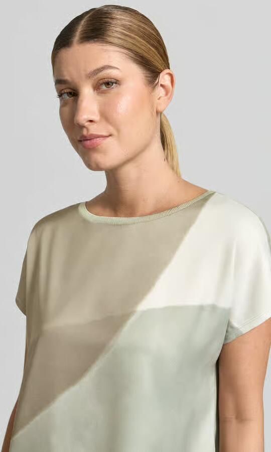 S.Oliver BLACK LABEL relaxed fit t-shirt van viscosemix - Foto 2