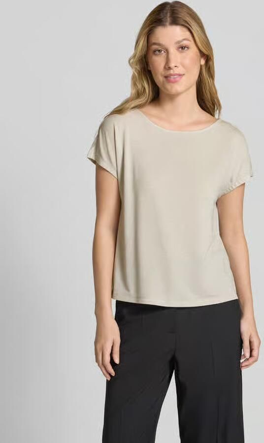 S.Oliver BLACK LABEL Relaxed fit T-shirt van viscosemix - Foto 4