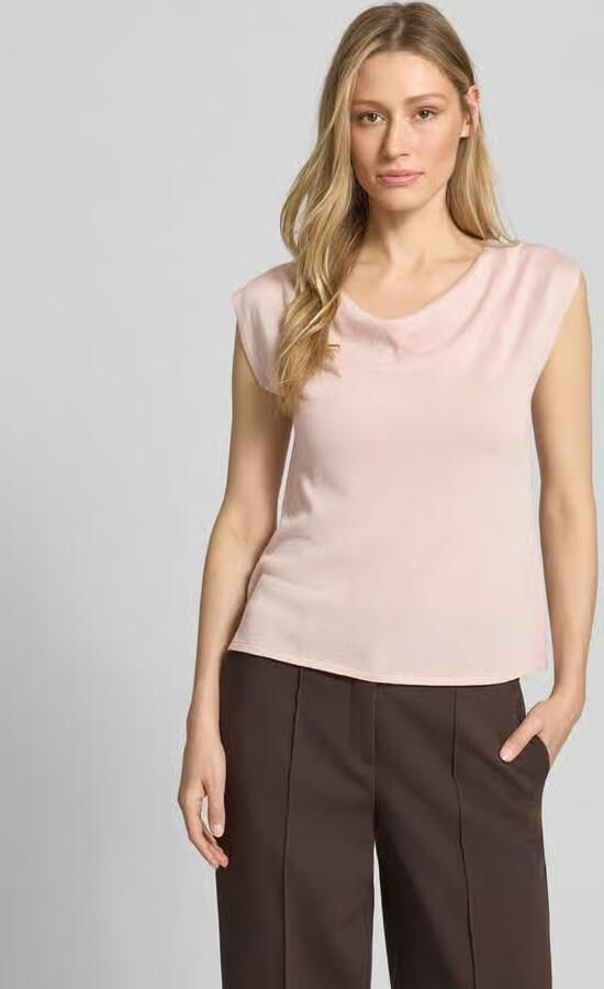 S.Oliver BLACK LABEL relaxed fit T-shirt van viscosemix - Foto 4