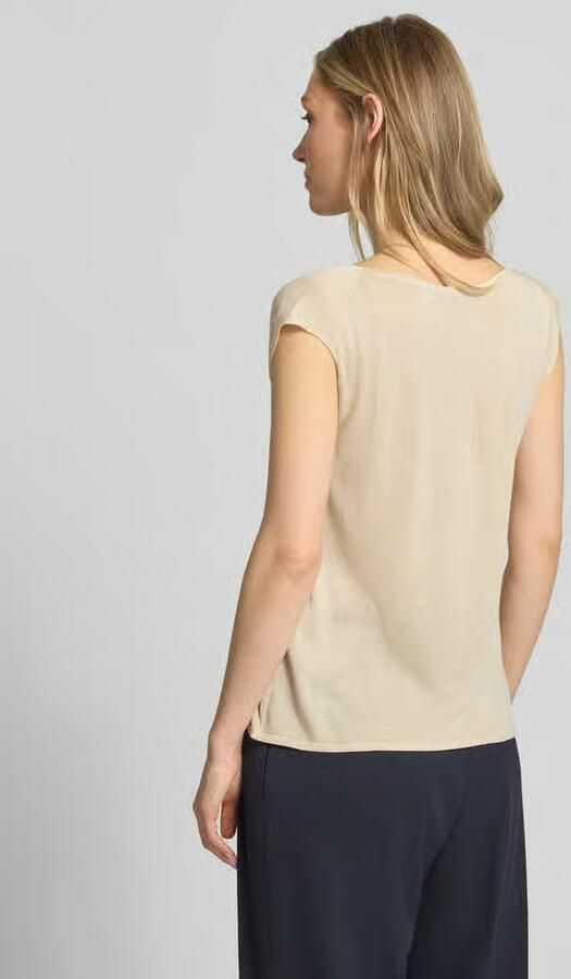 S.Oliver BLACK LABEL relaxed fit T-shirt van viscosemix - Foto 4