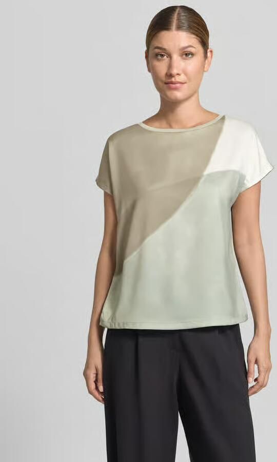 S.Oliver BLACK LABEL relaxed fit t-shirt van viscosemix - Foto 3