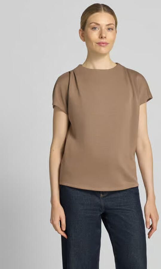 S.Oliver BLACK LABEL relaxed fit T-shirt van viscosemix - Foto 3