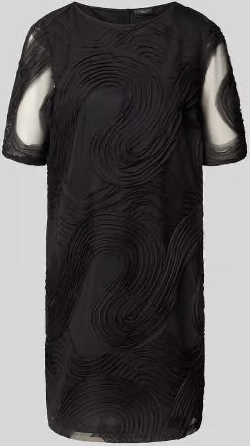 S.Oliver BLACK LABEL relaxed fit vrijetijdsjurk met structuurpatroon - Foto 3