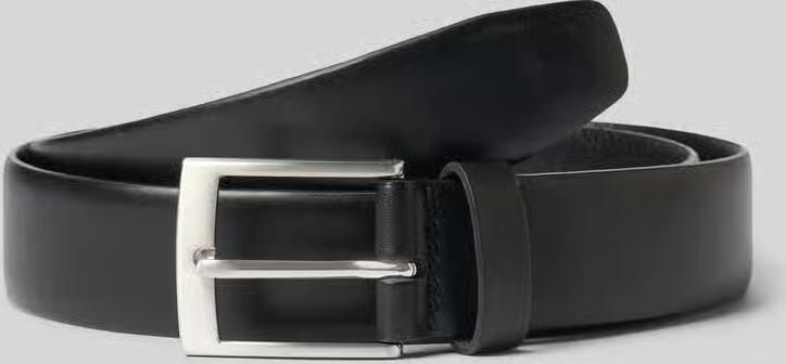S.Oliver BLACK LABEL Riem van echt leer model 'Basic Belt' - Foto 2