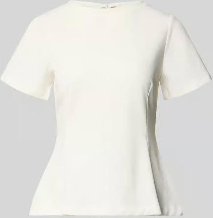 S.Oliver BLACK LABEL Shaped fit T-shirt met middennaad - Foto 2