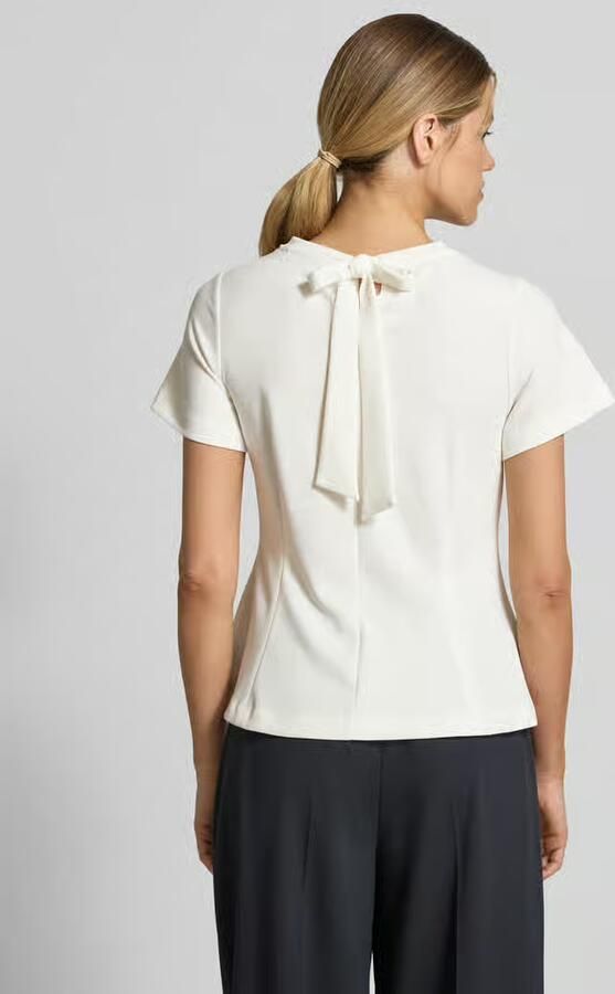 S.Oliver BLACK LABEL Shaped fit T-shirt met middennaad