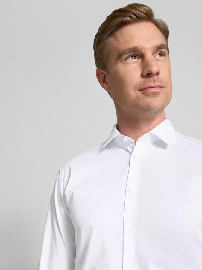 S.Oliver BLACK LABEL Shaped fit zakelijk overhemd van katoenstretch - Foto 2