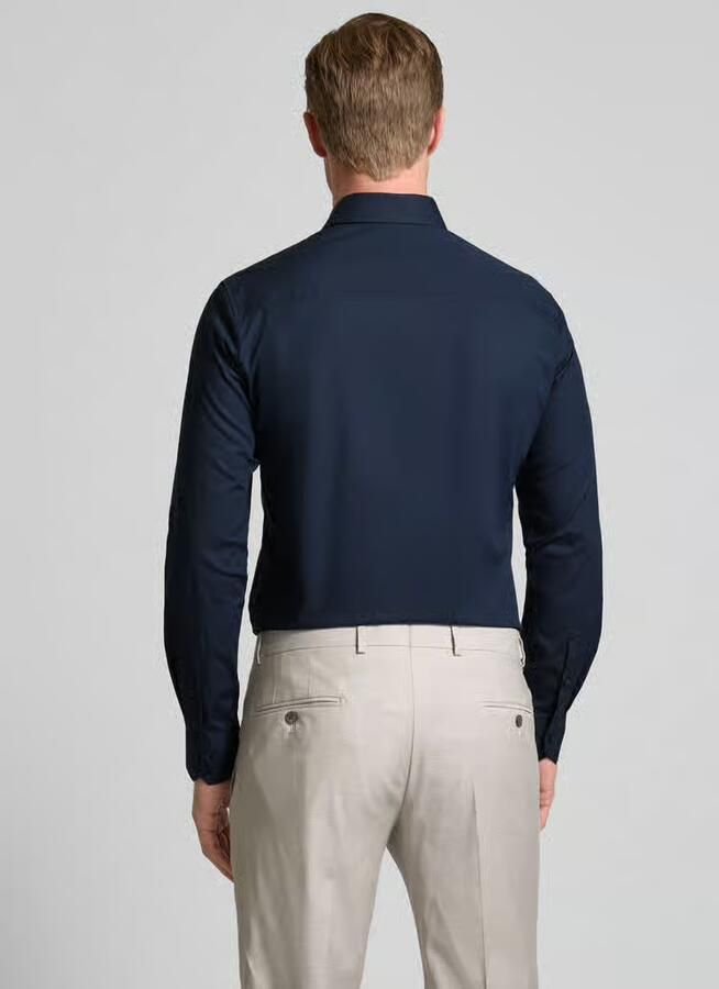 S.Oliver BLACK LABEL Shaped fit zakelijk overhemd van katoenstretch - Foto 4