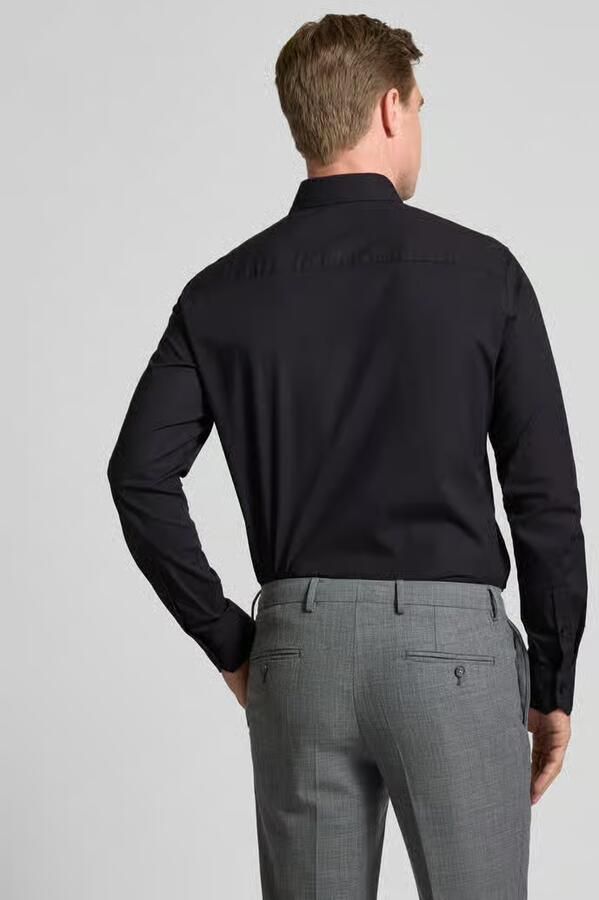 S.Oliver BLACK LABEL Shaped fit zakelijk overhemd van katoenstretch - Foto 3