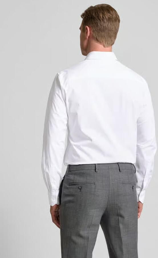 S.Oliver BLACK LABEL Shaped fit zakelijk overhemd van katoenstretch