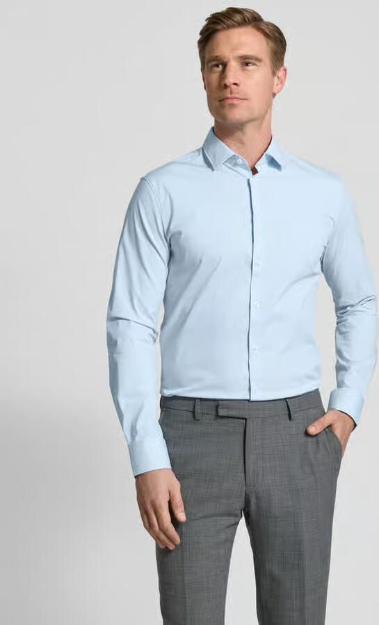 S.Oliver BLACK LABEL shaped fit zakelijk overhemd van katoenstretch - Foto 5