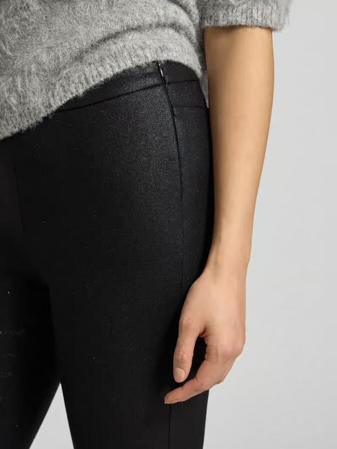 S.Oliver BLACK LABEL Skinny fit broek van viscosemix - Foto 2