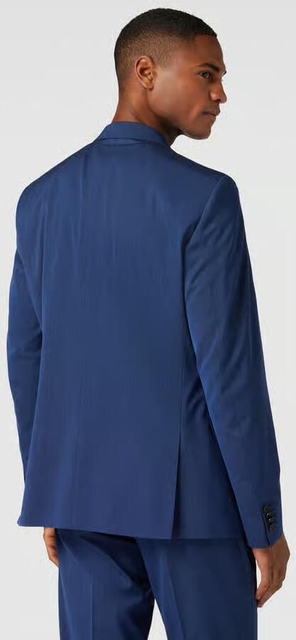S.Oliver BLACK LABEL Slim fit 2-knoopscolbert met viscosegehalte