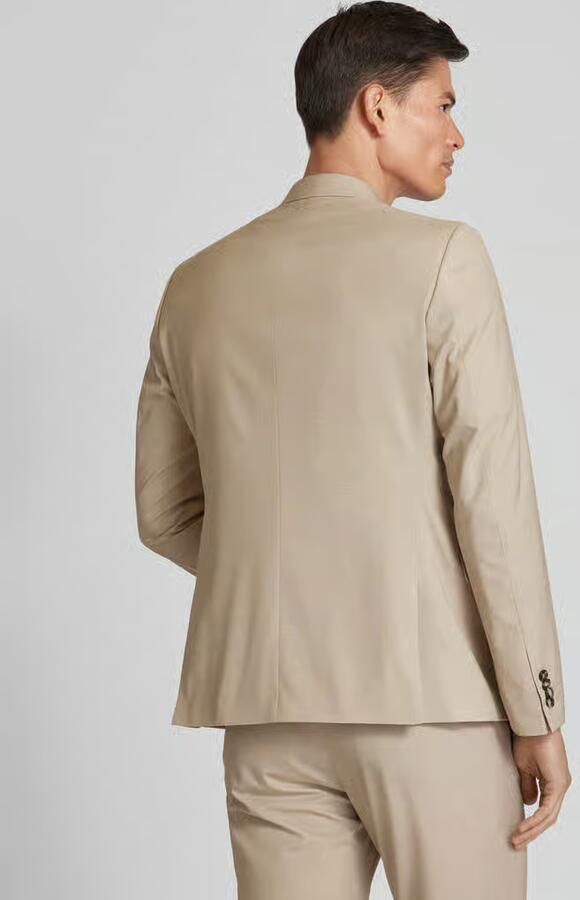 S.Oliver BLACK LABEL Slim fit 2-knoopscolbert met viscosegehalte