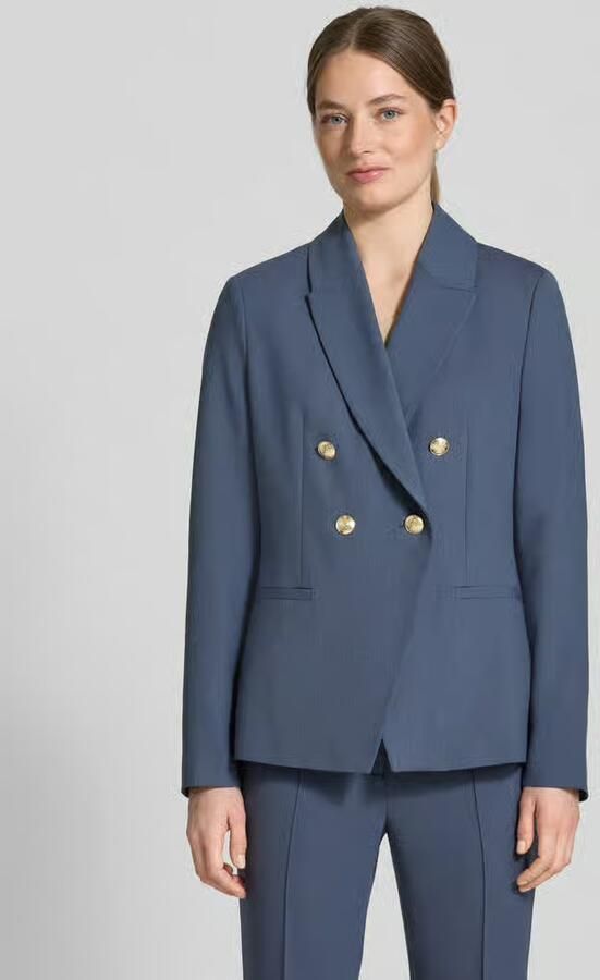 S.Oliver BLACK LABEL Slim fit blazer met dubbele knoopsluiting op 2 rijen - Foto 2