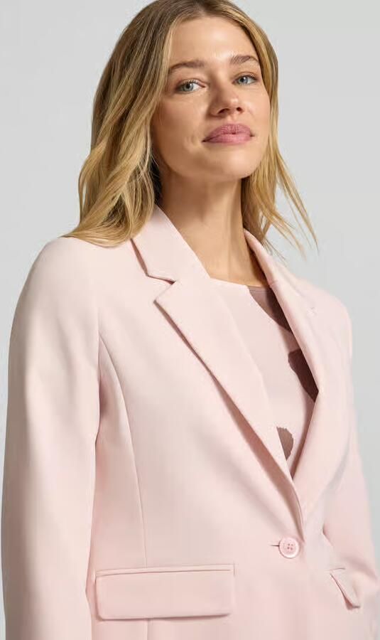S.Oliver BLACK LABEL slim fit blazer met reverskraag
