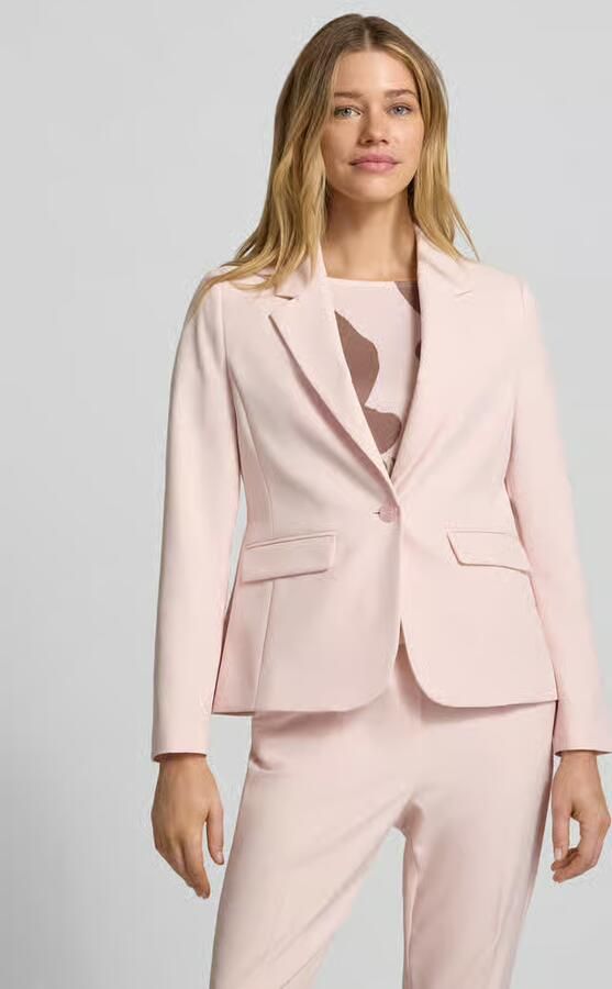 S.Oliver BLACK LABEL slim fit blazer met reverskraag - Foto 3