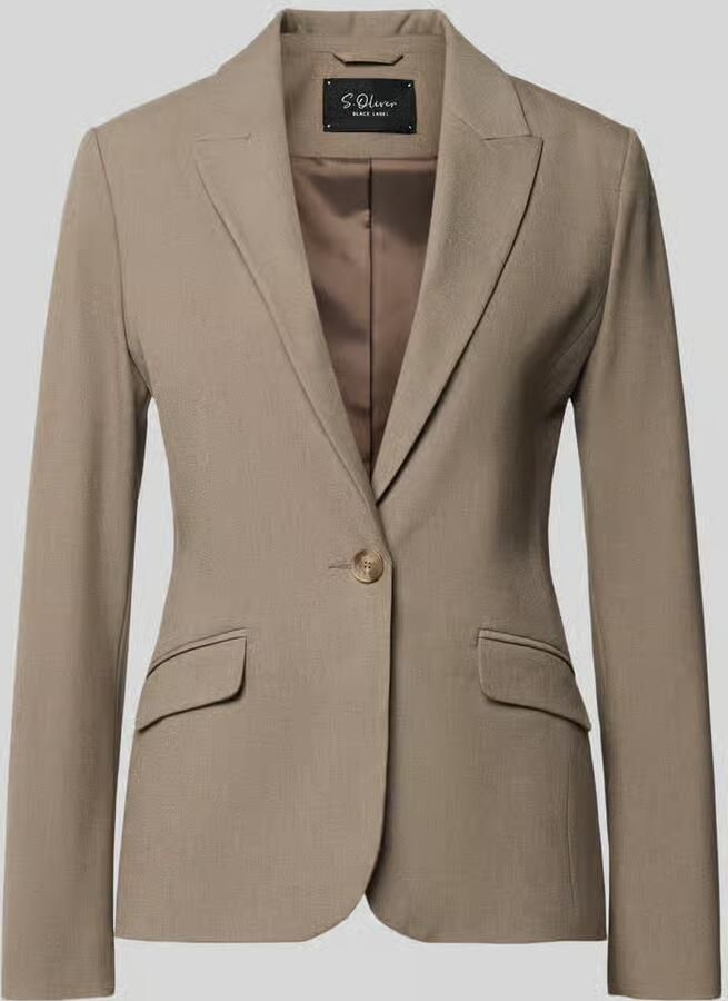 S.Oliver BLACK LABEL slim fit blazer met viscose - Foto 2