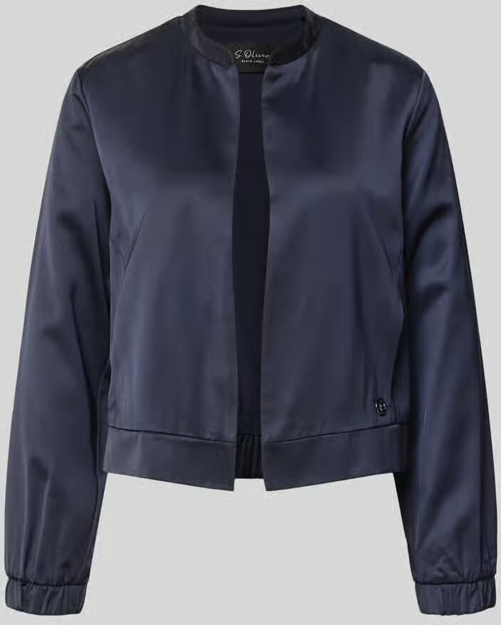 S.Oliver BLACK LABEL slim fit blouson van viscosemix - Foto 2