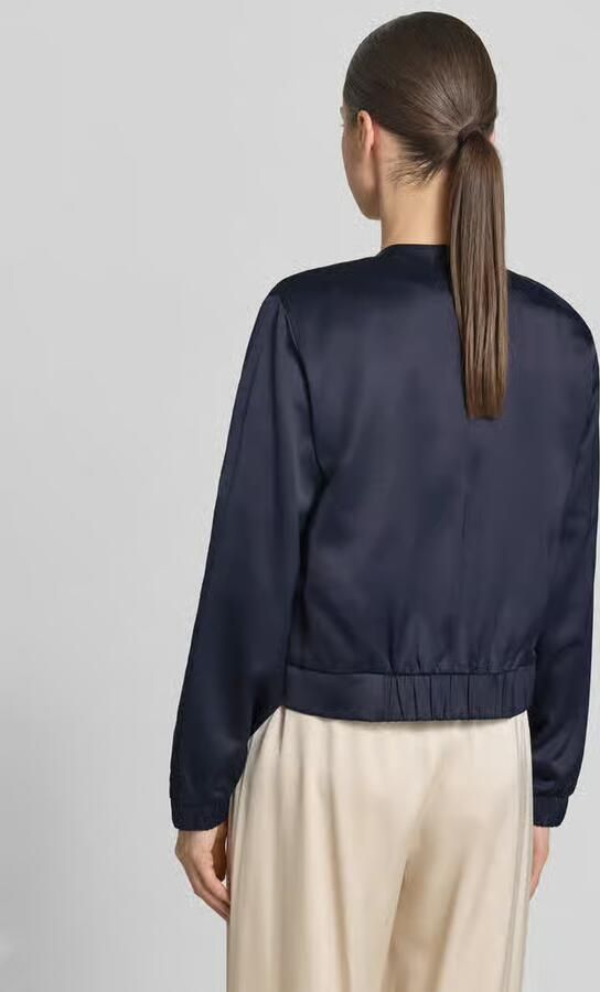 S.Oliver BLACK LABEL slim fit blouson van viscosemix - Foto 3