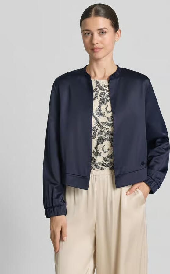 S.Oliver BLACK LABEL slim fit blouson van viscosemix - Foto 2