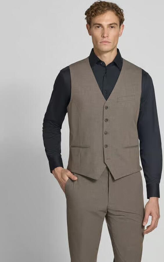 S.Oliver BLACK LABEL Slim fit bodywarmer met wol Model 'ULTIMATE' - Foto 3
