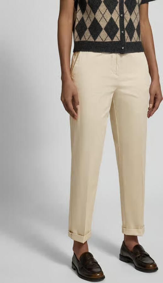 S.Oliver BLACK LABEL slim regular waist chino beige - Foto 6