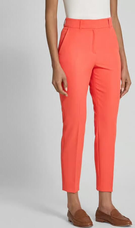 S.Oliver BLACK LABEL Slim fit cigarette pants met riemlussen - Foto 2