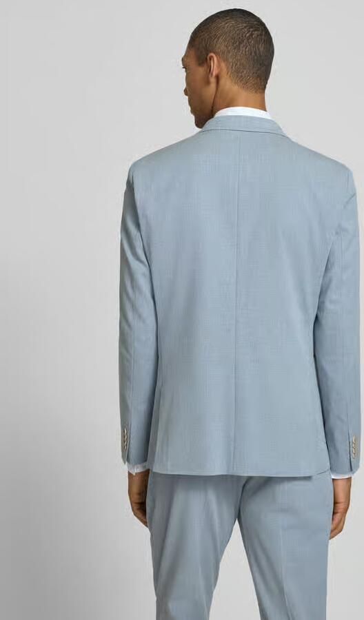 S.Oliver BLACK LABEL slim fit colbert met katoen viscose en linnen - Foto 3
