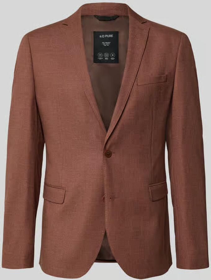 S.Oliver BLACK LABEL slim fit colbert met viscose