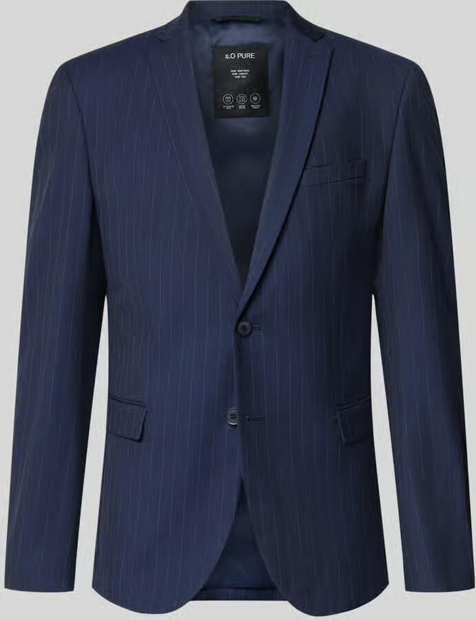 S.Oliver BLACK LABEL Slim fit colbert met viscose