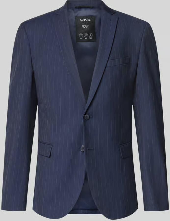 S.Oliver BLACK LABEL Slim fit colbert met viscose