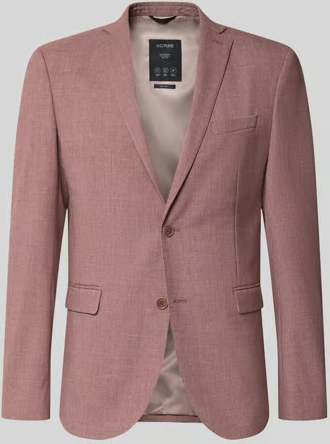 S.Oliver BLACK LABEL slim fit colbert met wol - Foto 2