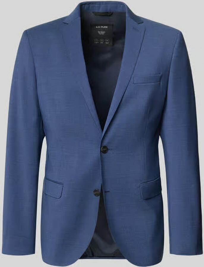 S.Oliver BLACK LABEL slim fit colbert van pure wol model 'SO PURE' - Foto 2