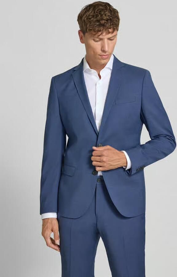 S.Oliver BLACK LABEL slim fit colbert van pure wol model 'SO PURE' - Foto 4