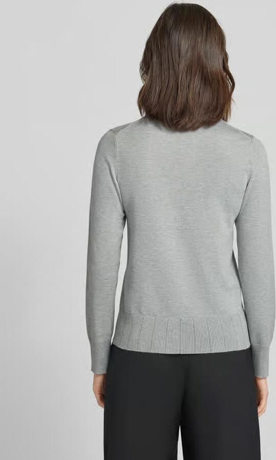 S.Oliver BLACK LABEL Slim fit pullover van viscosemix
