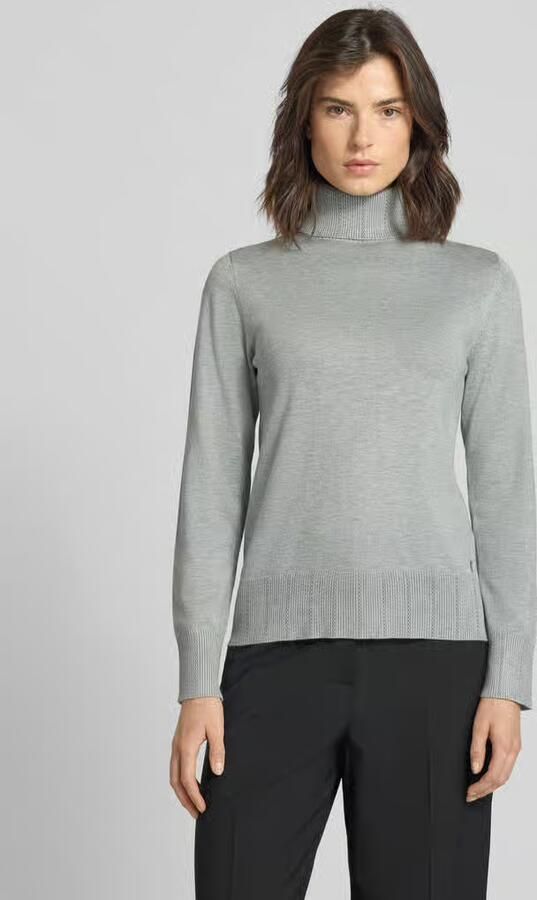 S.Oliver BLACK LABEL Slim fit pullover van viscosemix - Foto 2