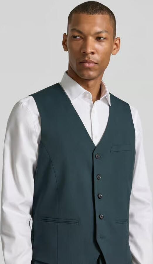 S.Oliver BLACK LABEL Slim fit gilet met viscose model 'SO PURE'